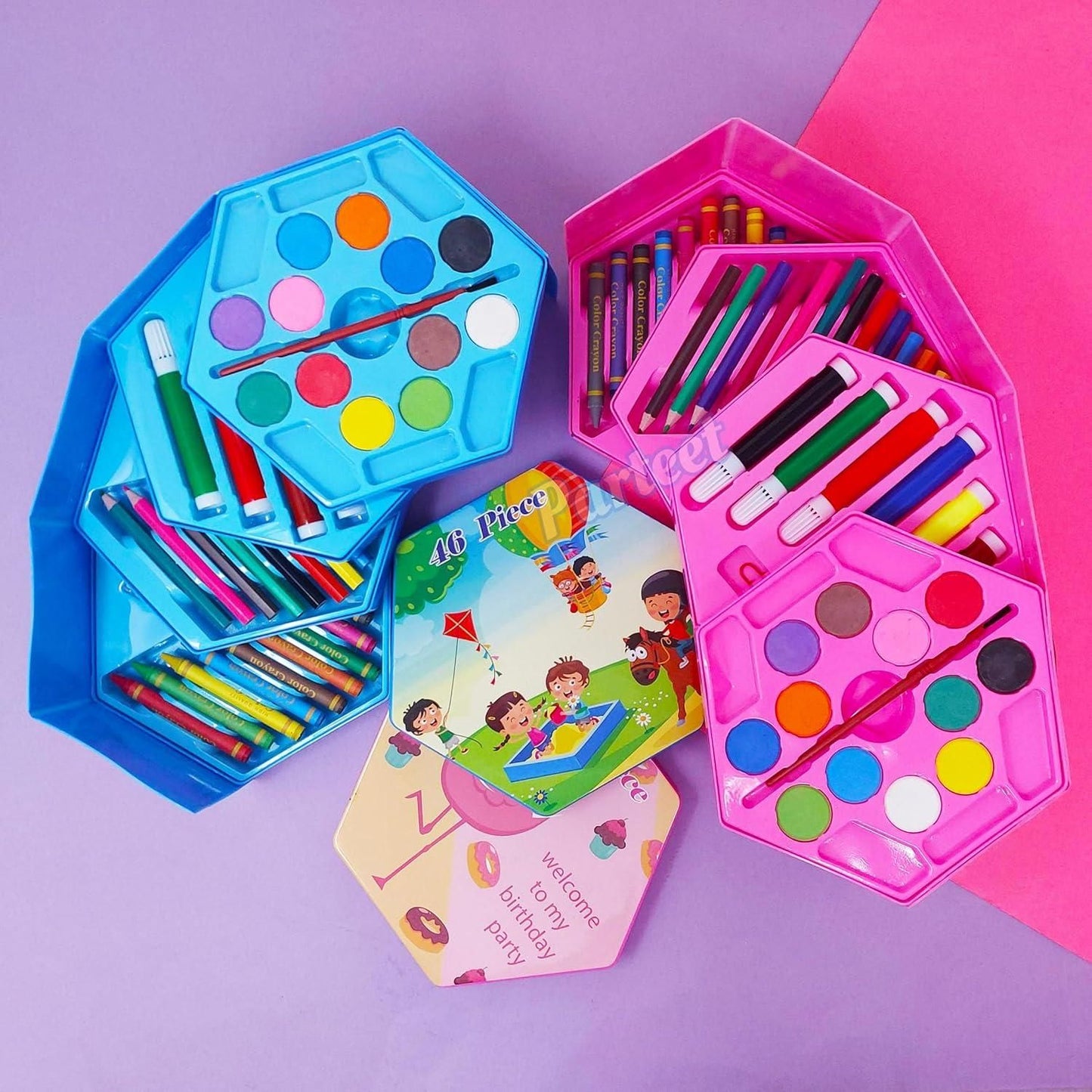 ArtMaster™ 46-Piece Creative Art Set - Gadgets Humour