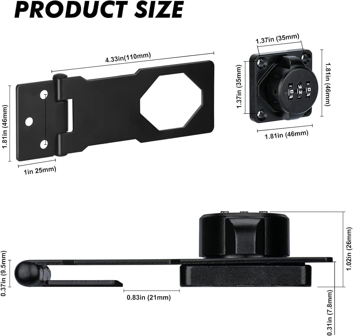 SecureLatch™ Zinc Alloy Combination Lock - Gadgets Humour