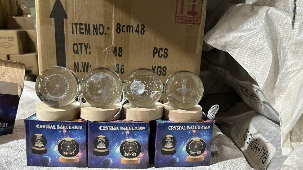 LumiGlow™ 3D Crystal Lamp Ball - Gadgets Humour