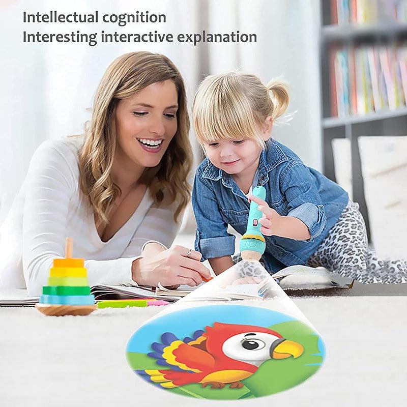 Slide & Shine™ Educational Flashlight Projector Toy - Gadgets Humour