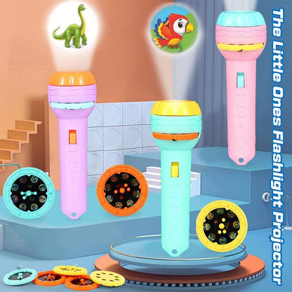 Slide & Shine™ Educational Flashlight Projector Toy - Gadgets Humour