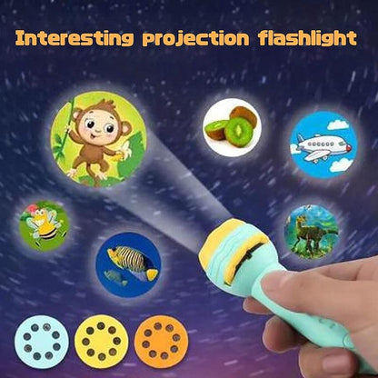 Slide & Shine™ Educational Flashlight Projector Toy - Gadgets Humour