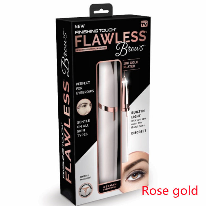 Flawlessly Brows Electric Eyebrow Remover - Gadgets Humour