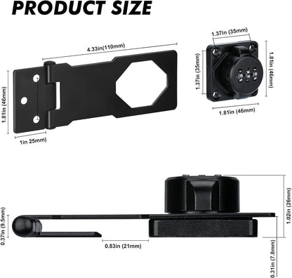 SecureLatch™ Zinc Alloy Combination Lock - Gadgets Humour