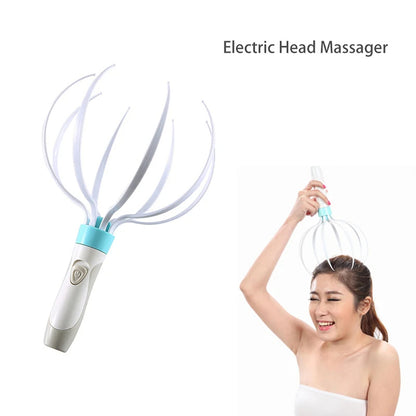 Head Massager Scalp Vibration Massage - Gadgets Humour